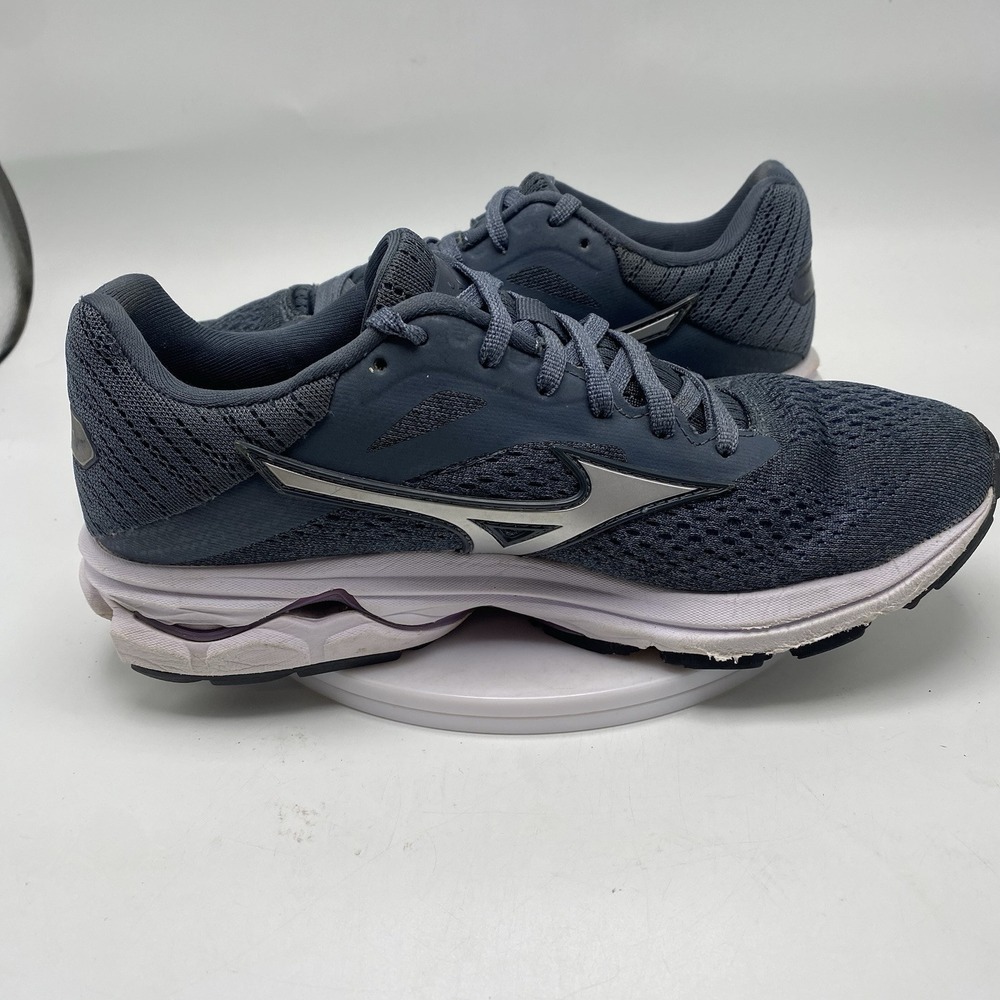 Mizuno Shoes Women Size 7 Wave Rider 23 Gray Athletic Running Trainers 3993 - Picture 16 of 16